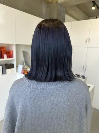 ミディアム カラー カイリ /レイヤーカットのヘアスタイル