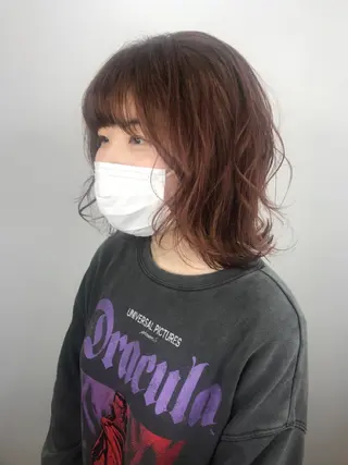 ミディアム カラー なりたいを叶える /町野 朝哉のヘアスタイル