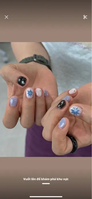 メンズ ネイル ホンダ ユキのネイルデザイン