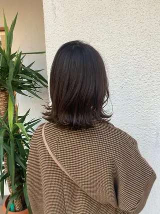 ミディアム カラー ヘアアレンジ 中津/柔らかカラー/ ナガオ　イズミのヘアスタイル