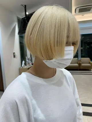 ショート 韓国風/顔周りカット /髪質改善RYOTAのヘアスタイル