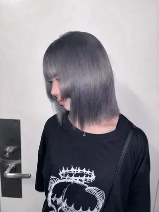 ロング カラー 💫miyu💫デザ インカラー/アレンジのヘアスタイル