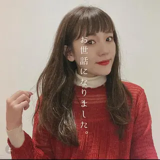 ロング 透明感カラー× レイヤーカット✨高梨のヘアスタイル