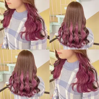 カラー 渋谷:インナーカラー ／🍒エリカ🍒のヘアスタイル