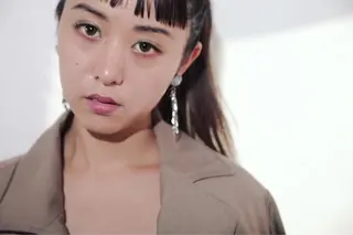 ロング パーマ ヘアアレンジ 佃 知南のヘアスタイル