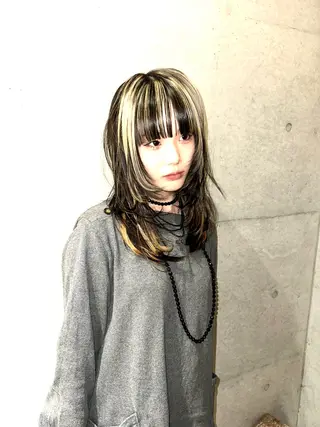 カラー デザインカラー⭐︎★ 🐆hyoma🐆のヘアスタイル