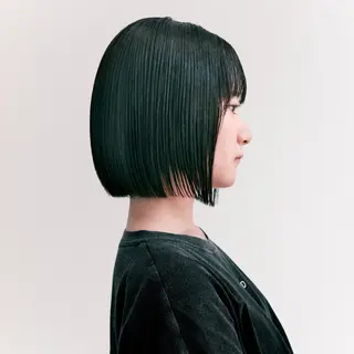 ショート パーマ KOHNO/ブリーチ なし/透明感カラーのヘアスタイル