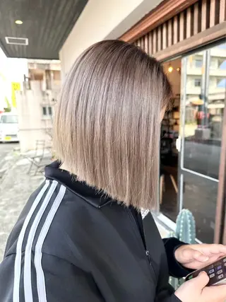 ミディアム カラー 美容学校2年生限定 muscali💓のヘアスタイル