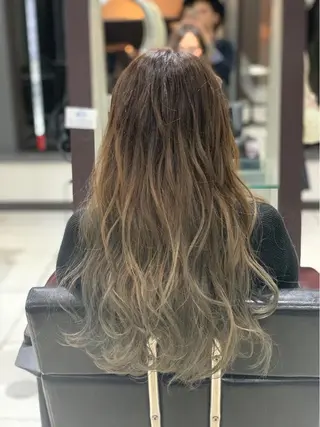 ロング カラー ヘアアレンジ 池袋艶髪職人🌈😇 ✨店長✨小林優太✨のヘアスタイル