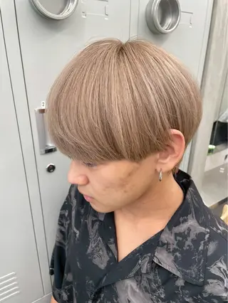 ショート カラー メンズ 名古屋メンズパーマ /松井生のヘアスタイル