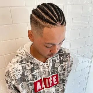 ショート カラー パーマ ヘアアレンジ メンズ キッズ ネイル マツエク・マツパ 中元 淳のヘアスタイル