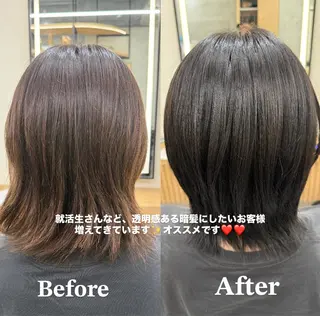 カラー 🩵垢抜け透明感カラ ー/🫧harukaのヘアスタイル