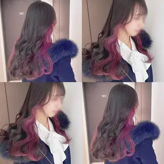 カラー 渋谷:インナーカラー ／🍒エリカ🍒のヘアスタイル