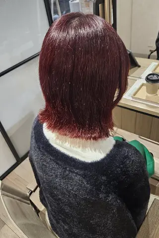 カラー ミディアム ACTOR所属・外戸口未優利 /ケドグチミユリのヘアスタイル