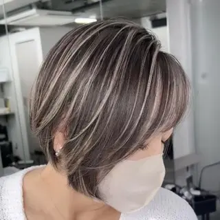 ショート REDEAL所属・REDEAL/あんな 白髪ぼかし/大宮のヘアスタイル