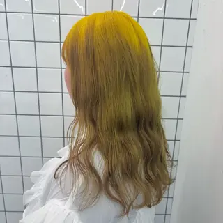 ロング カラー ❣️星野のあ❣️ 優しいダブルブリーチのヘアスタイル