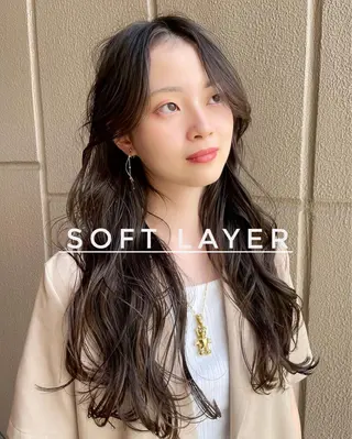 ロング 平 一裕のヘアスタイル