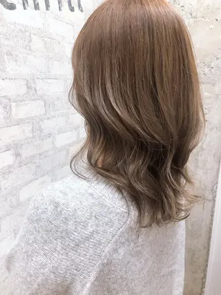 ミディアム カラー SALOWIN 二子玉川店所属・kei_____ SALOWINのヘアスタイル