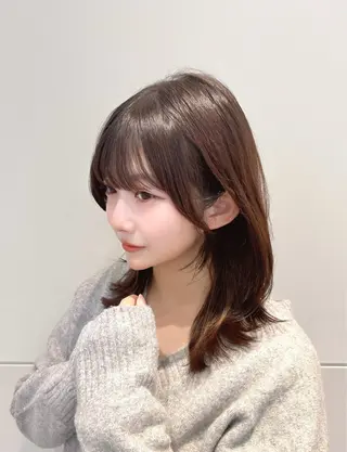 ミディアム カラー 🍀最上級の美髪👑 髪質改善🍀英司のヘアスタイル