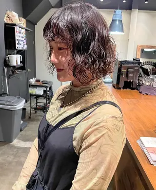ショート パーマ ボブ／パーマ指名 No. 1🍃れんとのヘアスタイル