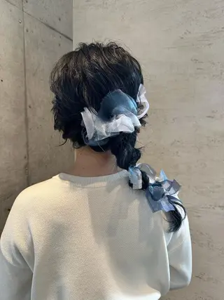 ロング ヘアアレンジ 女性に人気♪ はやしほのかのヘアスタイル