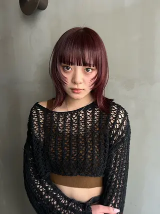 ショート 暖色カラー/レイヤー /Moeのヘアスタイル
