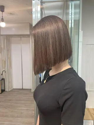 ミディアム カラー HIKARU副店長/ ✨️髪質改善のヘアスタイル