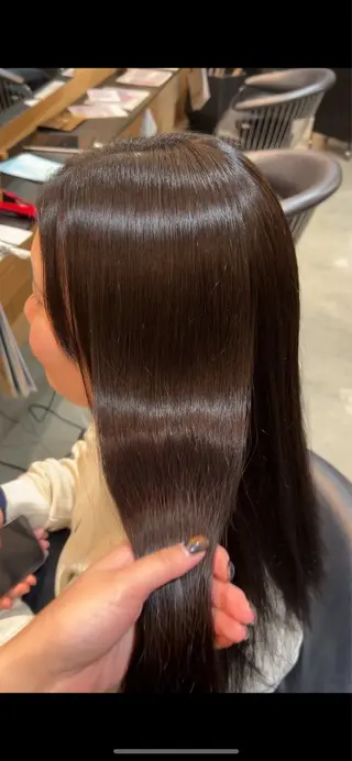 ロング moeka/札幌/ 透明感カラーのヘアスタイル