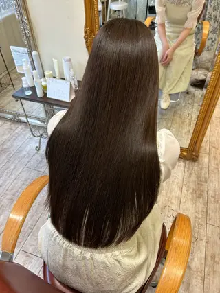 ロング 【艶ヘア】 どうまえのヘアスタイル