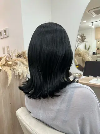 セミロング TOKI mahoのヘアスタイル
