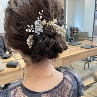 ミディアム ヘアアレンジ 【sim】 mizuのヘアスタイル