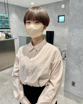 ショート HEDI　美谷添 貫太のヘアスタイル