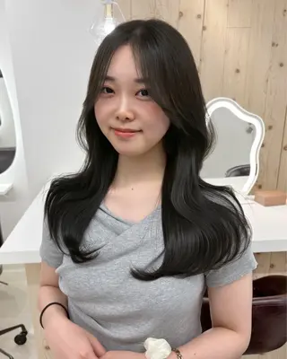 ロング カラー 韓国ヘア/髪質改善 ✂️ヤマトのヘアスタイル