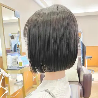ミディアム カラー ヘアアレンジ キッズ さわ きょうすけ/ ボブ髪質改善ショートのヘアスタイル