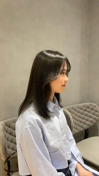 ミディアム 似合わせショート 森岡俊亮のヘアスタイル