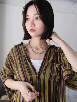 ミディアム オシャレデザイン 🧺🪽/SHUNOのヘアスタイル