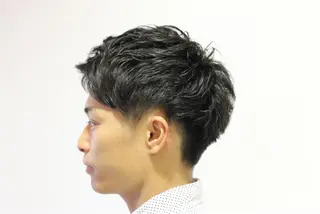 ショート パーマ メンズ 💛丁寧さNo.🥇 🧸片山智裕💛のヘアスタイル