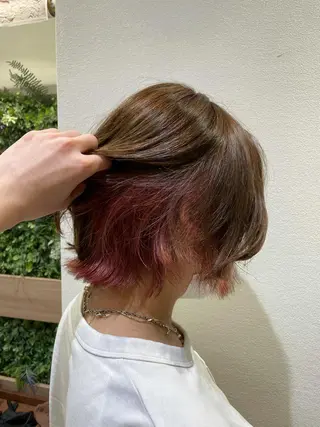 ショート カラー ✨武内凌太✨ 複雑履歴/ムラ修正のヘアスタイル