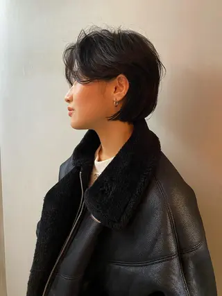 ショート Agu  hair rupia 金沢店所属・金沢美容室/ 艶髪/夜営業/JINのヘアスタイル