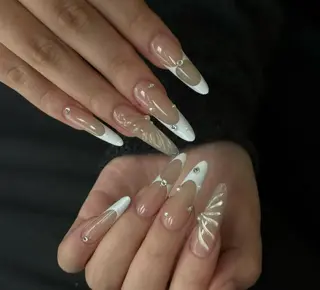 ネイル By moonネイル 🌷ワンホン/韓国風のネイルデザイン