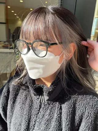 セミロング カラー 🩵ANELA東口 齋藤琴音💚のマツエク・マツパデザイン