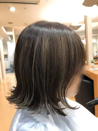 ミディアム カラー ヘアアレンジ mod'shair船橋所属・ムロオカ ヨシキのヘアスタイル