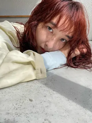 ロング カラー パーマ ヘアアレンジ メンズ キッズ パーマスタイル🔅 sayacaのヘアスタイル