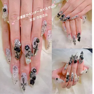 ネイル ラベンダー💖日暮里 ルル💖ネイルのネイルデザイン