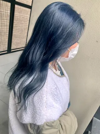 ロング 大内 志穂のヘアスタイル
