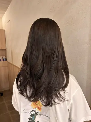 セミロング カラー /暖色Yukaのヘアスタイル