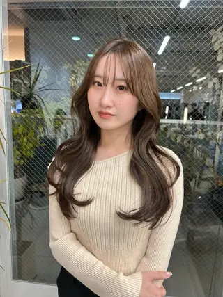 セミロング nina🤎/ 似合わせカットのヘアスタイル