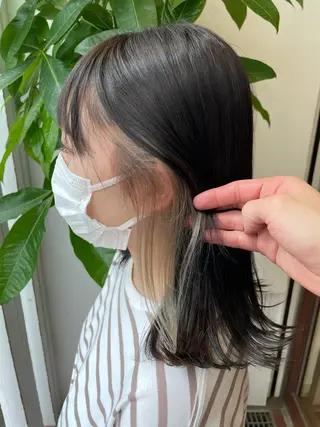 カラー 【店長】インナー指名 No.1戸塚優思のヘアスタイル