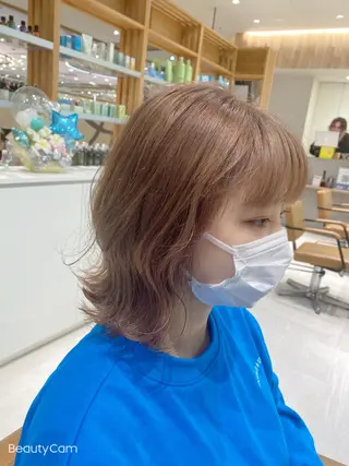 ミディアム カラー ハイライトカラー/ ハイトーン🍀白石のヘアスタイル