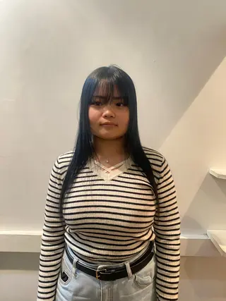 ロング カラー ソノダ リコのヘアスタイル